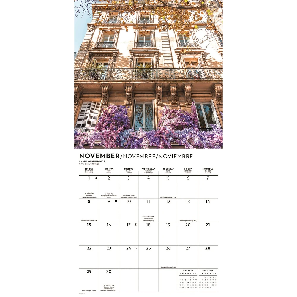 Parisian Lifestyle 2026 Mini Calendar