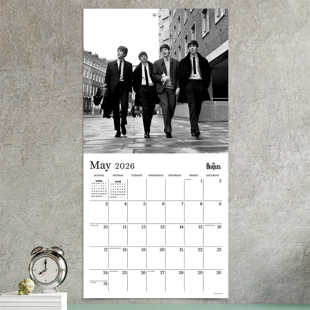 The Beatles Black and White 2026 Wall Calendar - Online Exclusive