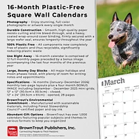 Blue Heelers 2026 Wall Calendar