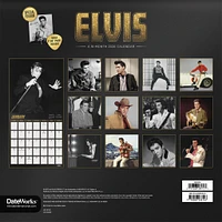 Elvis Presley Exclusive with Print 2026 Deluxe Wall Calendar