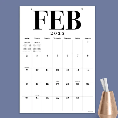 Medium Art Poster 2025 Calendar