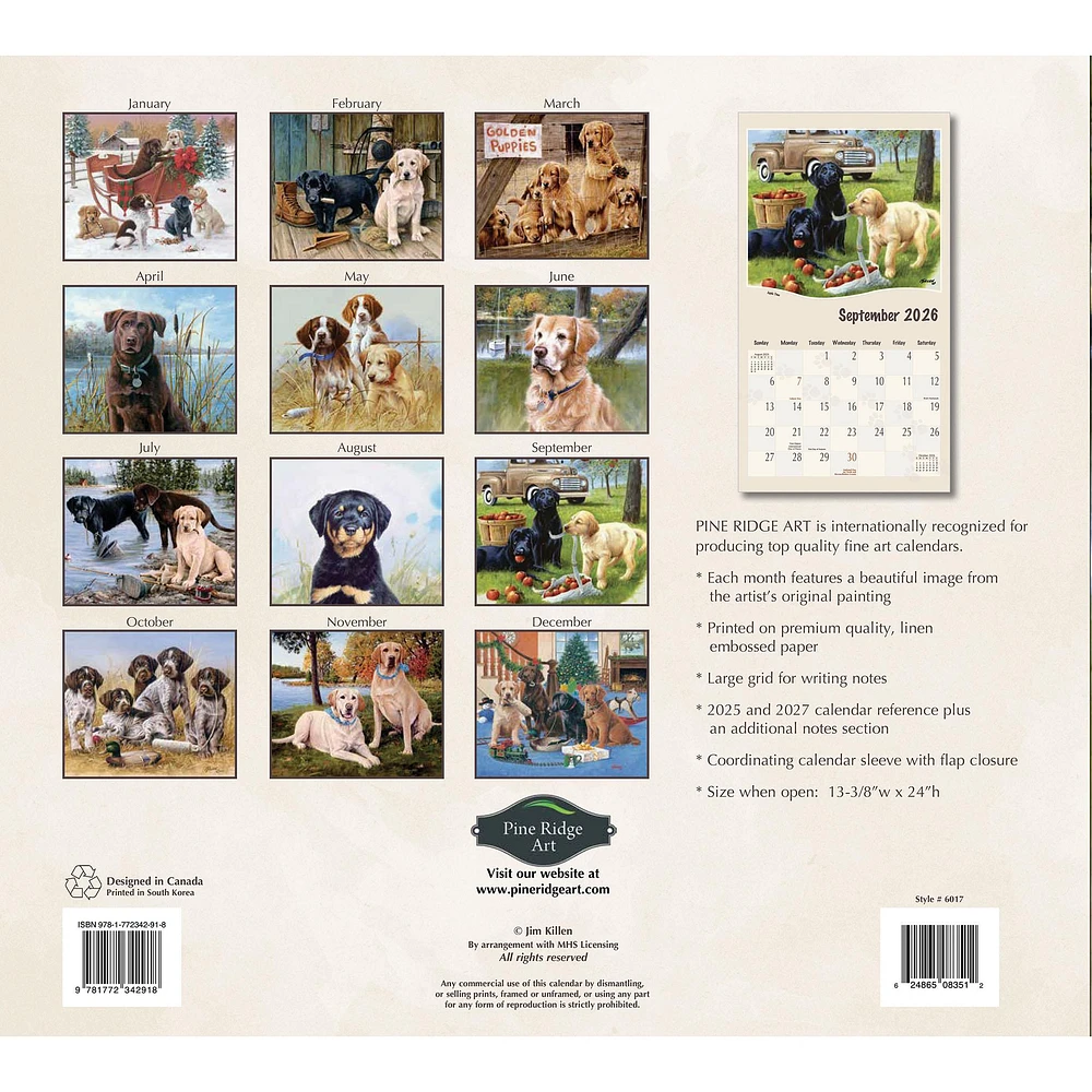 Must Love Dogs 2026 Wall Calendar - Online Exclusive