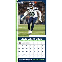 NFL Seattle Seahawks 2026 Wall Calendar