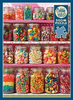 Candy Shelf 500 Piece Puzzle