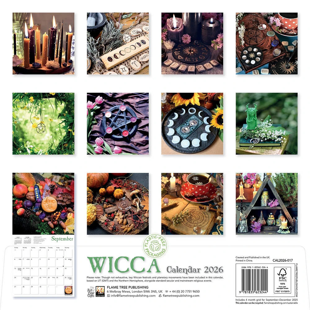 Wicca 2026 Wall Calendar - Online Exclusive
