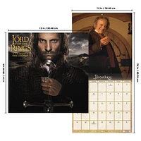 Lord Of The Rings 2026 Wall Calendar