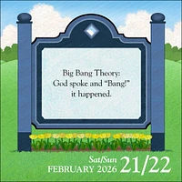 Church Signs 2026 Box Calendar