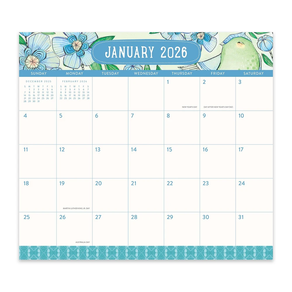 Where Love Grows 2026 Exclusive Mini Magnetic Pad Calendar