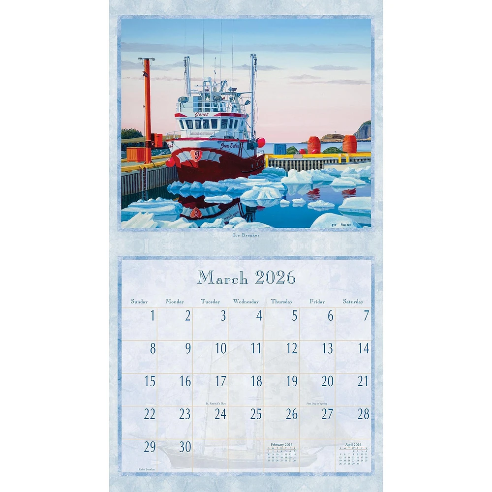 Newfoundland 2026 Wall Calendar