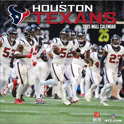 NFL Houston Texans Wall 2025 Calendar - Online Exclusive