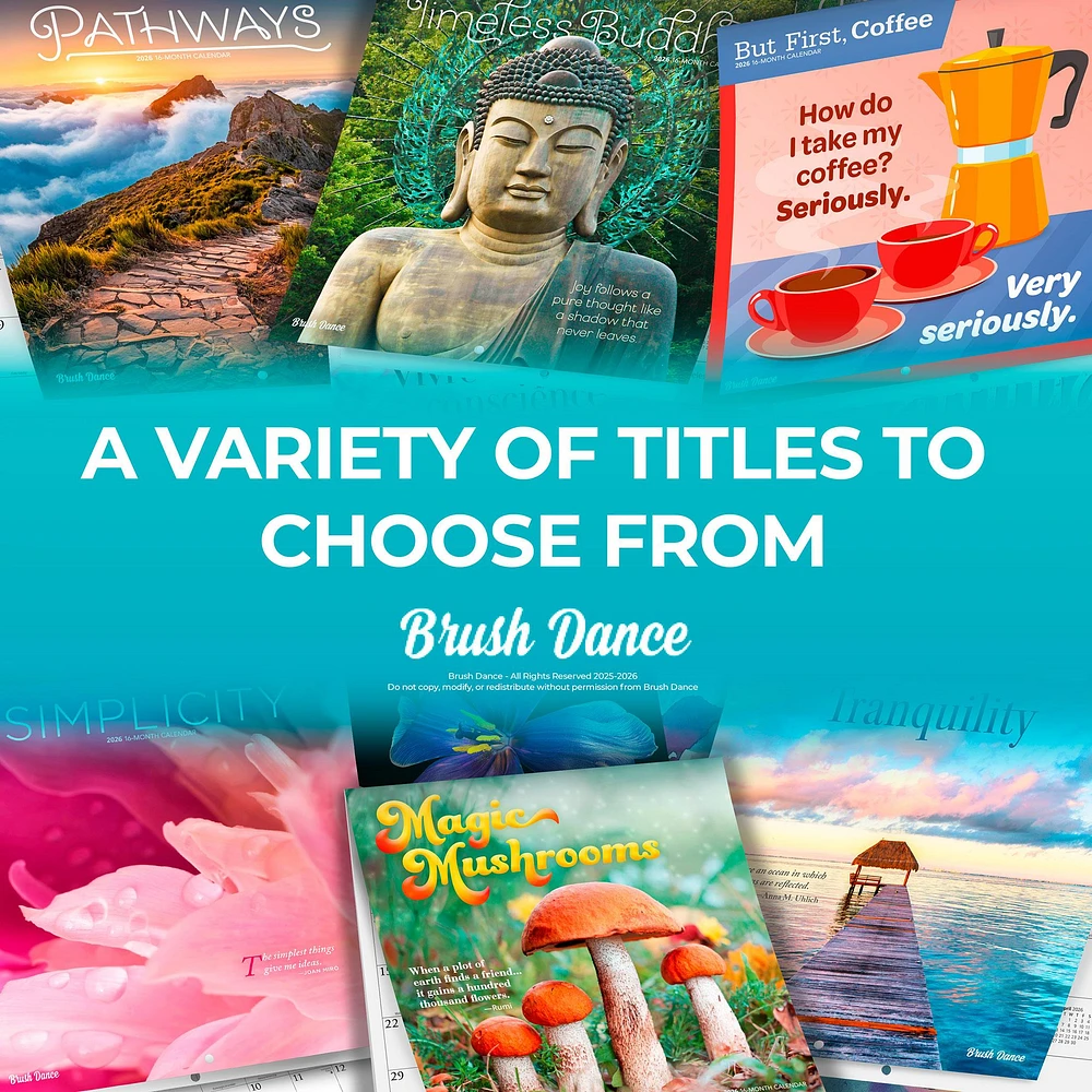 Timeless Buddha 2026 Wall Calendar