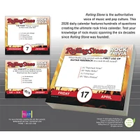 Rolling Stone Rock Trivia 2026 Box Calendar - Online Exclusive