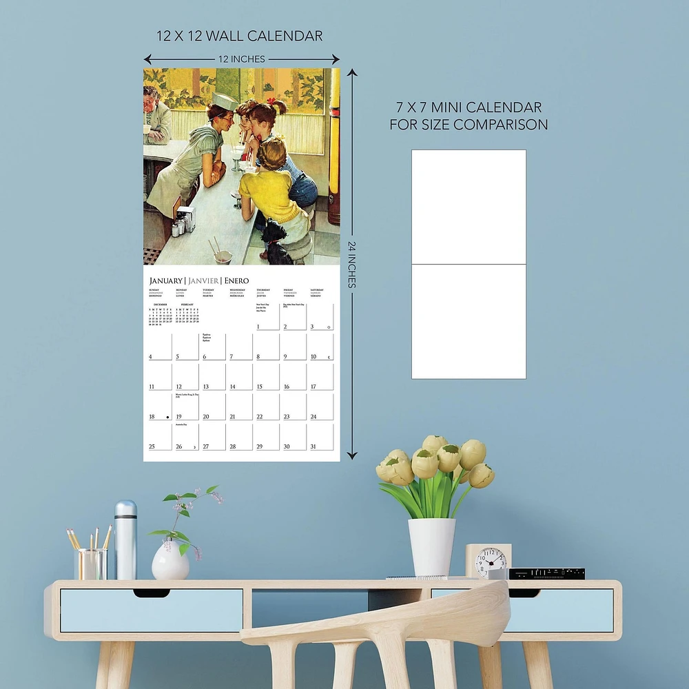 Saturday Evening Post 2026 Wall Calendar