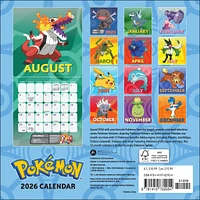 Pokemon 2026 Mini Calendar