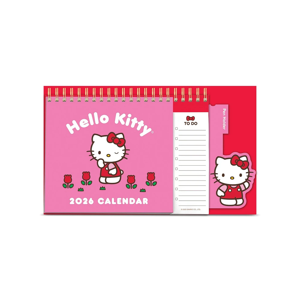 Hello Kitty Playful Pink 2026 Easel Calendar - Online Exclusive