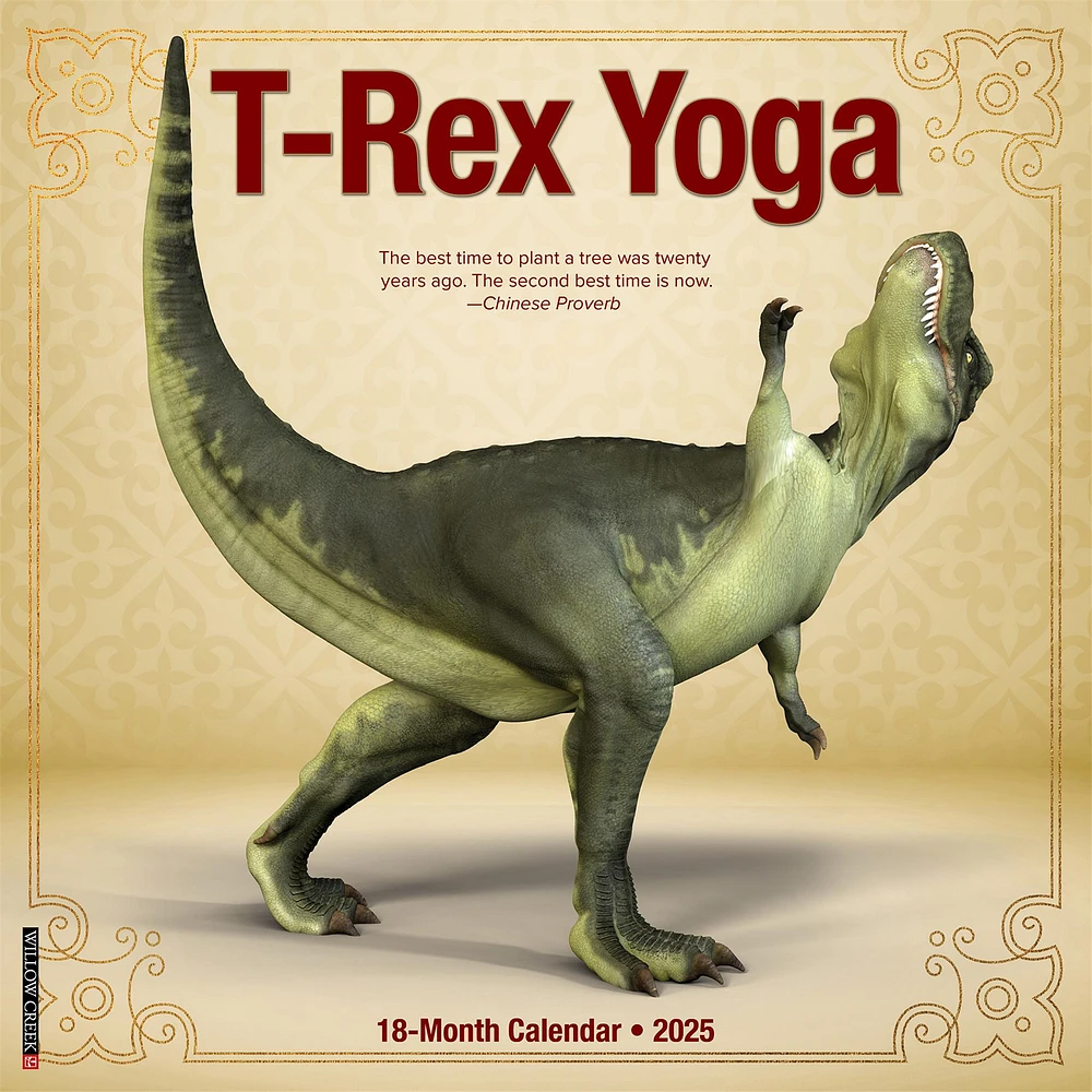 Trex Yoga Wall 2025 Calendar