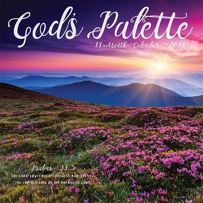 Gods Palette 2026 Wall Calendar - Online Exclusive