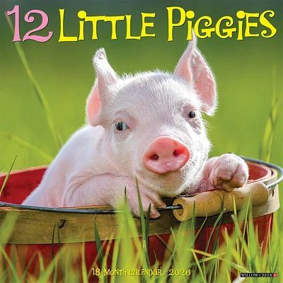 12 Little Piggies 2026 Wall Calendar - Online Exclusive