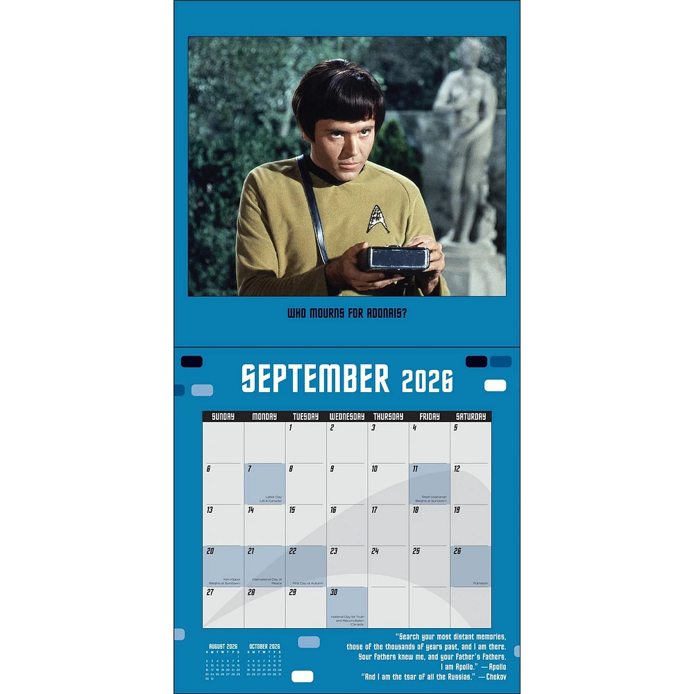 Star Trek Wall  2026 Calendar