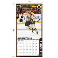 NHL Boston Bruins Mini 2025 Calendar