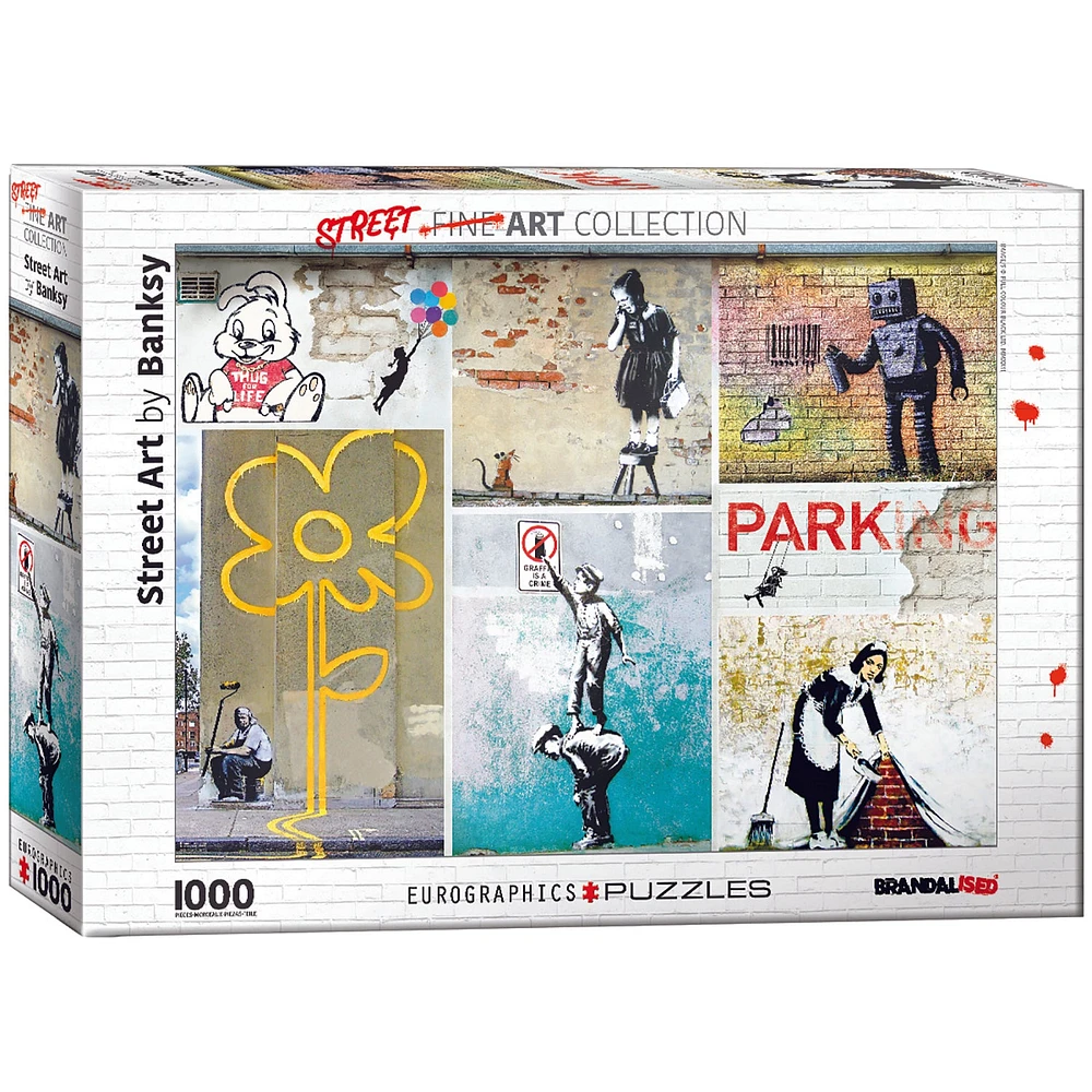 Banksy Collage 1000 Piece Puzzle