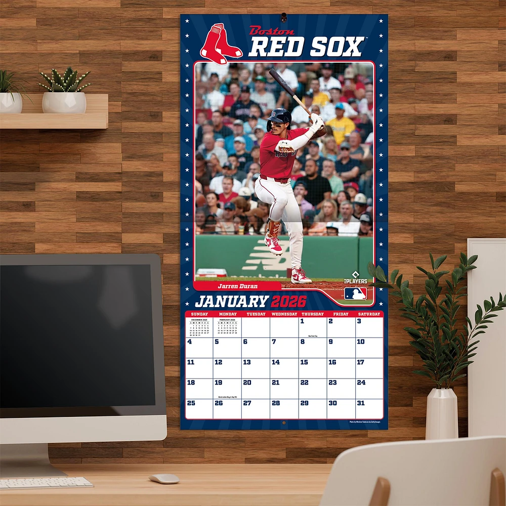 MLB Boston Red Sox 2026 Wall Calendar
