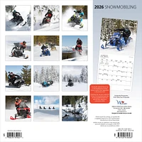 Snowmobiling 2026 Wall Calendar