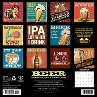 Beer Through The Years 2026 Wall Calendar