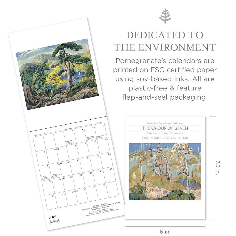 The Group Of Seven 2026 Mini Calendar
