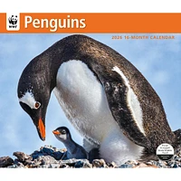 World Wildlife Fund Penguins 2026 Wall Calendar