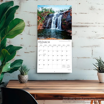 Waterfalls 2026 Wall Calendar