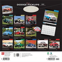 Classic Dodge Pickups 2026 Wall Calendar - Online Exclusive