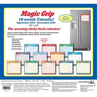 Rainbow Jumbo Magic Grip 2025-2026 Wall Calendar