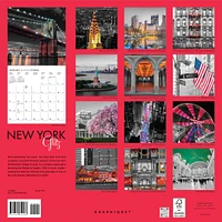 New York Glitz 2026 Wall Calendar