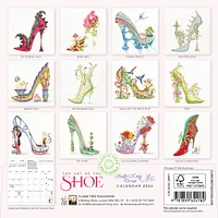 The Art Of The Shoe By Sally King Design 2026 Mini Calendar - Online Exclusive