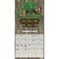 Minecraft Bilingual 2026 Mini Calendar