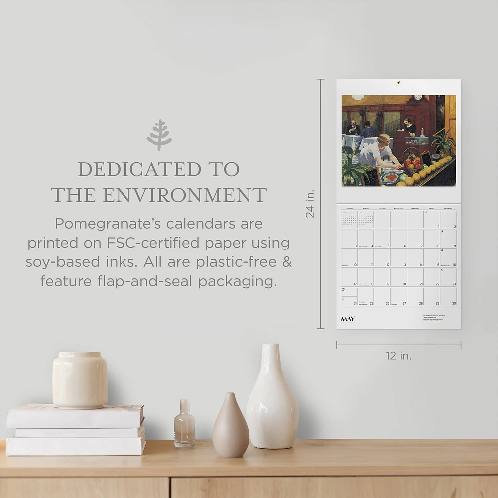 Edward Hopper 2026 Wall Calendar