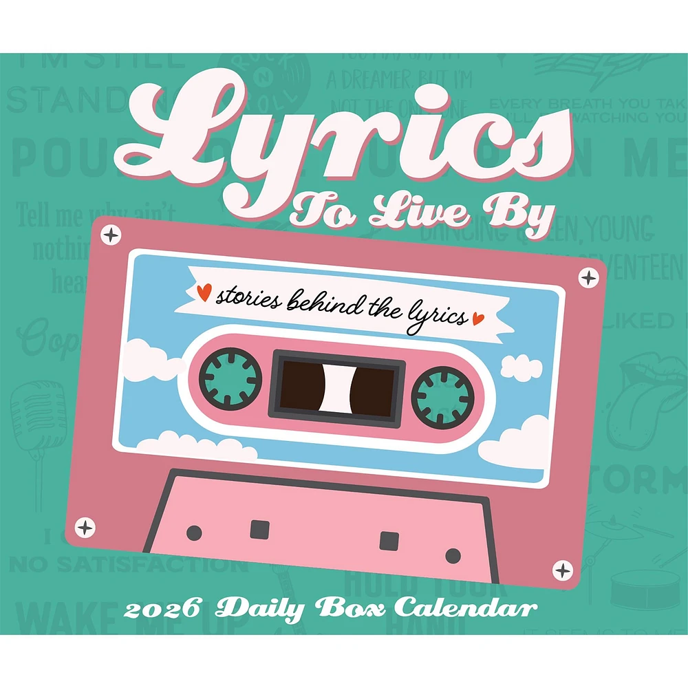 Lyrics To Live By 2026 Box Calendar - Online Exclusive