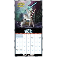 Cat Wars 2026 Wall Calendar