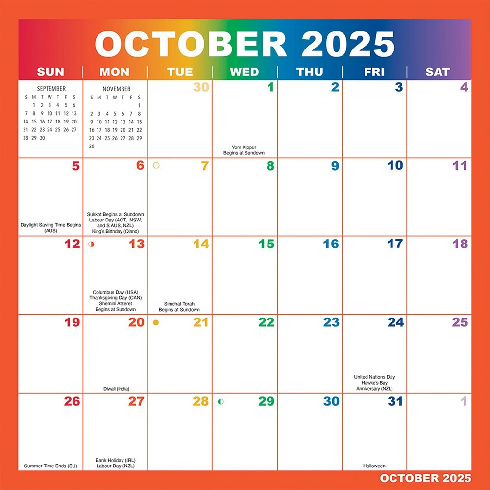 Rainbow Magic Grip Mini 2025 Calendar