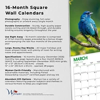 Canadian Geographic Birds 2026 Wall Calendar - Online Exclusive