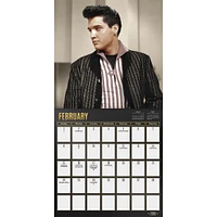 Elvis Presley Exclusive with Print 2026 Deluxe Wall Calendar