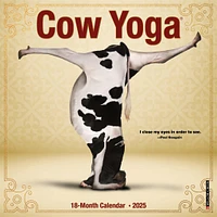 Cow Yoga Mini 2025 Calendar