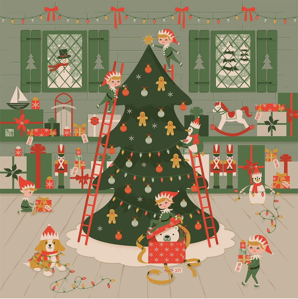 North Pole Workshop advent