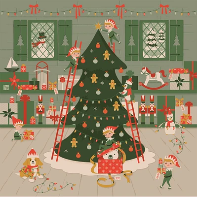 North Pole Workshop Advent Calendar - FINAL SALE