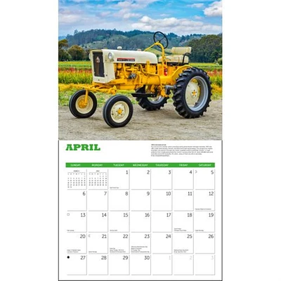 Tractors Deluxe Wall Calendar