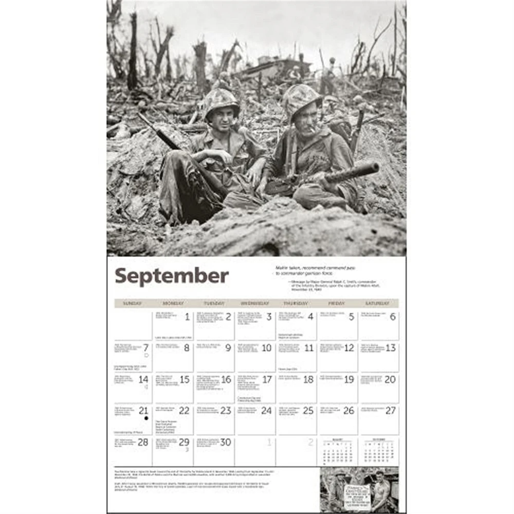 World War II Deluxe Wall Calendar