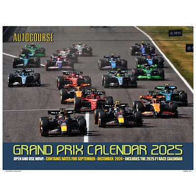 Autocourse Grand Prix Wall 2025 Calendar