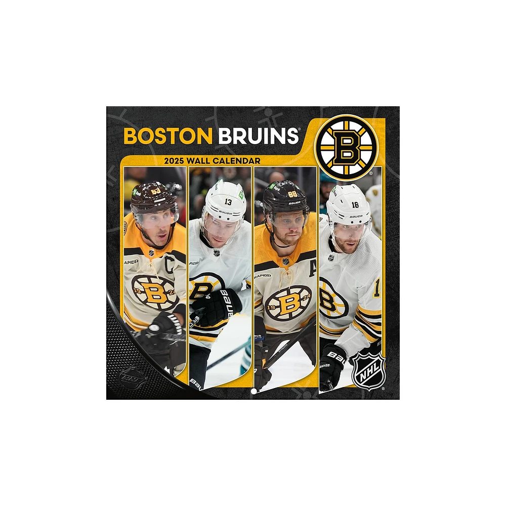 NHL Boston Bruins Mini 2025 Calendar