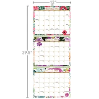 Grow Wild Tri View Wall 2025 Calendar